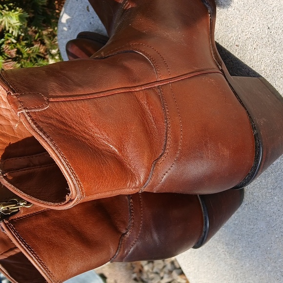 TECOVAS THE DAISY LEATHER Ankle Boots Size 9 - Picture 8 of 14